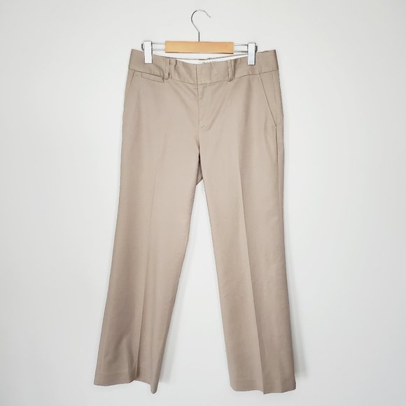 BANANA REPUBLIC Beige Martin Fit Wide Leg Pants - Picture 3 of 10